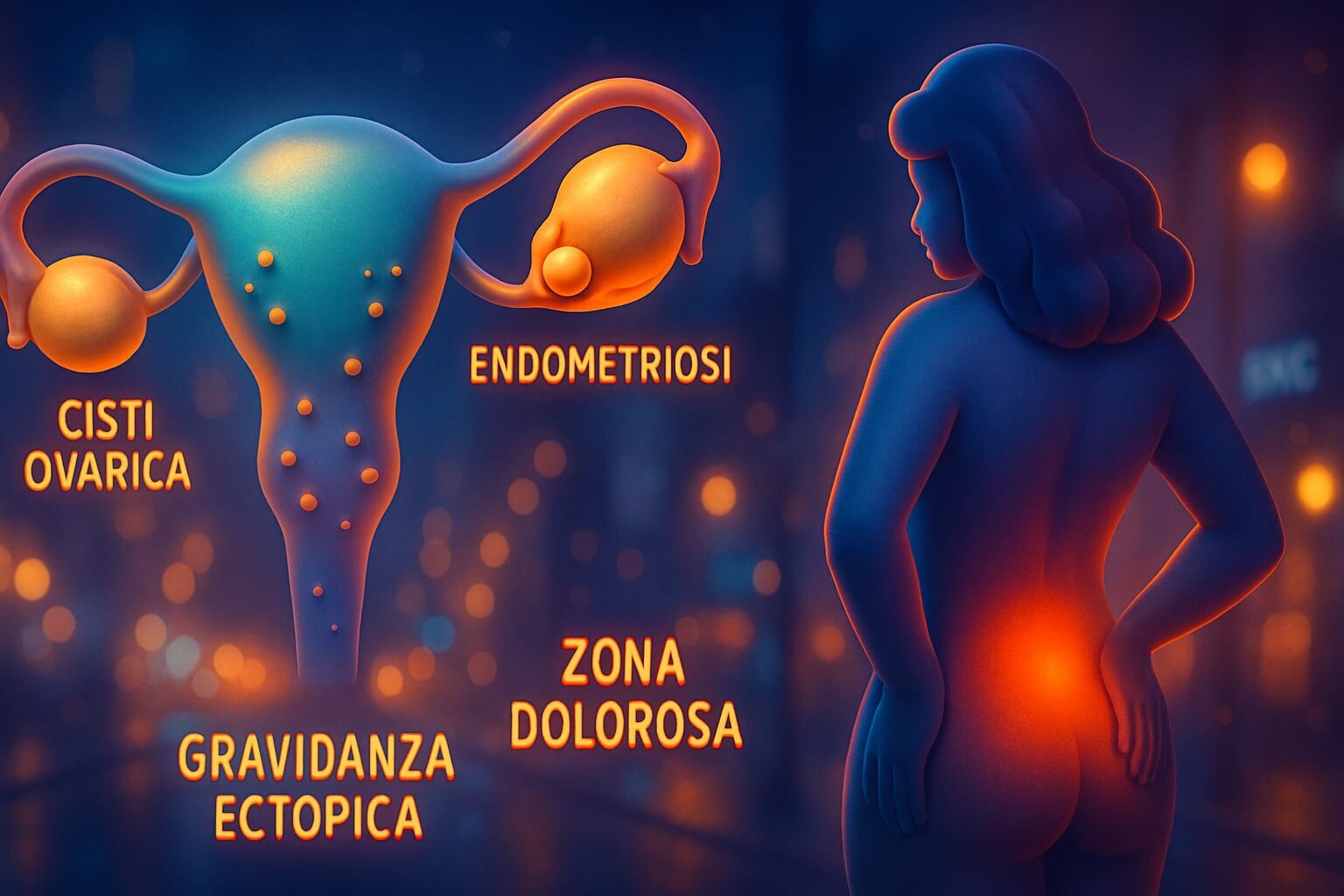 Mal di Schiena Basso a Destra Cause Ginecologiche nelle Donne Ovaie, Endometriosi e Gravidanza Ectopica